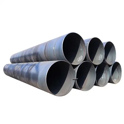 Fornitore cinese materiali per costruzioni trattamento semplice rifinito carbonio sommerso a spirale Tubo per saldatura ad arco St37-2 S355 16mn acciaio saldato per industria chimica Tubo