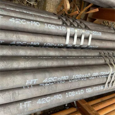 Tubo in acciaio senza saldatura di alta qualità 30CrMo 42CrMo 40cr 42CrMo4 4140 4130 A106 Gr. B tubo/tubo in lega di acciaio al carbonio