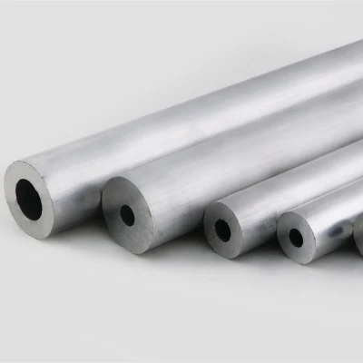 Guide con cappuccio senza cuciture di grande diametro, scanalatura, quadrate anodizzate con pieghe Lega di alluminio al estruso in metallo ovale rettangolare esagonale rotonda, ovale, rettangolare Tubo profilato