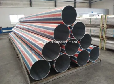 Tubo in alluminio ø 392X6X3000mm