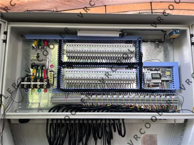 Refrigeratore a parete per esterni per centrale elettrica diesel