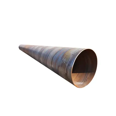 Fornitore cinese materiali per costruzioni trattamento semplice rifinito carbonio sommerso a spirale Tubo per saldatura ad arco St37-2 S355 16mn acciaio saldato per industria chimica Tubo