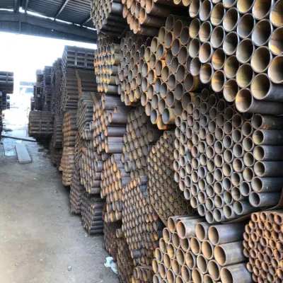 Tubo rotondo in acciaio al carbonio laminato a caldo ASTM A106b Q345b Q235B Tubo saldato in acciaio senza saldatura tubo quadrato laminato a freddo tubo alto Tubo di pressione 219*5 219*7 tubo zincato