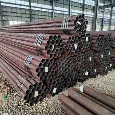 Laminato a caldo a freddo ASTM A53 API 5L, grande magazzino Tubo in acciaio al carbonio senza cuciture rotondo nero per caldaia di alta qualità Formato personalizzato standard elevato