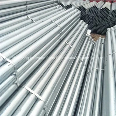 ASTM A53 laminato a caldo serra zincata tubo in acciaio al carbonio Tubo in acciaio per ponteggi galvanizzato