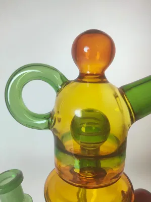 10 pollici originale tubo Recycle stile vetro fumo acqua Prezzo fabbrica tubi