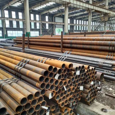Laminato a caldo a freddo ASTM A53 API 5L, grande magazzino Tubo in acciaio al carbonio senza cuciture rotondo nero per caldaia di alta qualità Formato personalizzato standard elevato