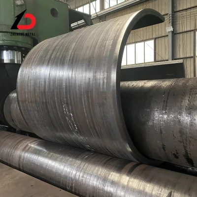 Tubi in acciaio saldato laminati a caldo in fabbrica, carbonio senza saldatura di grande diametro Tubo in acciaio laminato a caldo, spesso, a spirale tubo per tubazioni Prezzo di vendita diretta per il trasporto