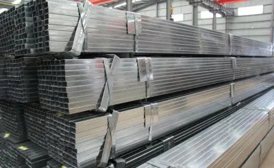 ASTM A53 zincato Q195 Q235 Q345 zincato a caldo Tubo quadrato in acciaio