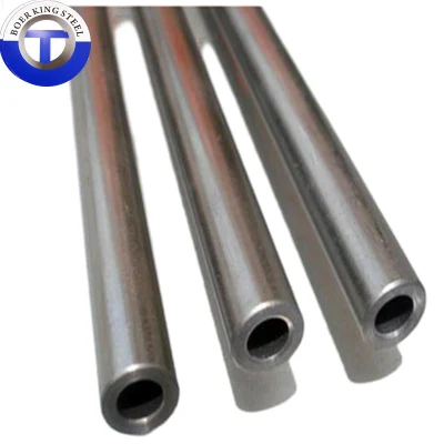 Tubo in lega di acciaio Q345A/B/C/42CrMo/15CrMo/13crmo44/12cr1MOV/P22/P91/P9 laminato a caldo senza saldatura in carbonio Tubo in acciaio