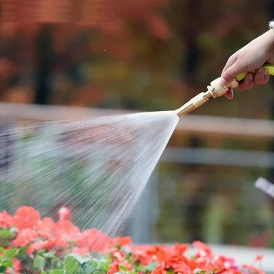 Spruzzatore spray in lega di alluminio spruzzatore spray ad alta pressione Tubo da giardino regolabile