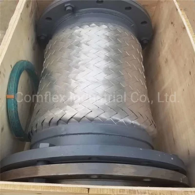 Tubo flessibile Braided flessibile dell&prime;acciaio inossidabile 304 del tubo del tubo del metallo del collegamento della flangia fatto in Cina