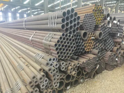 Tubo rotondo in acciaio al carbonio laminato a caldo ASTM A106b Q345b Q235B Tubo saldato in acciaio senza saldatura tubo quadrato laminato a freddo tubo alto Tubo di pressione 219*5 219*7 tubo zincato