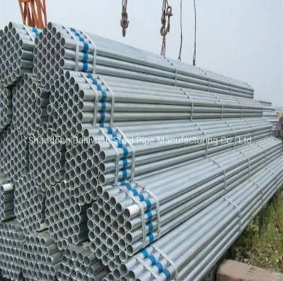 ASTM A53 laminato a caldo serra zincata tubo in acciaio al carbonio Tubo in acciaio per ponteggi galvanizzato