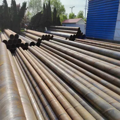 ASTM A36 A53 A106 LSAW SSAW Seghetta ERW diametro grande Tubo a spirale in acciaio legato acciaio al carbonio saldato SCH 40 Materiale da costruzione