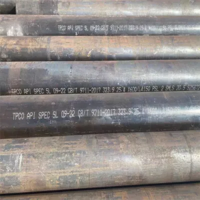 STM A106 SCH 80 API 5L X52 personalizzato e in vendita a caldo Smls SRL con rivestimento in PE senza cuciture per linea di gas e petrolio Tubo in acciaio al carbonio resistenza alla corrosione a spirale laminazione a caldo