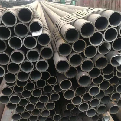 ASTM A36 A53 4130 42CrMo 15CrMo St37 C45 Sch40 A106 Tubo/tubo in acciaio al carbonio rotondo senza saldatura in lega per materiali da costruzione