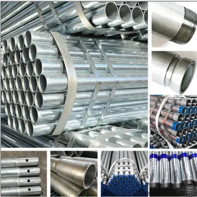 Q235 Q345 ASTM A106 zincato a caldo rotondo di alta qualità Tubo in acciaio Gi tubo in acciaio pre-galvanizzato