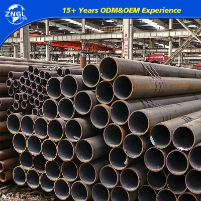  Tubi in acciaio al carbonio DN500 per tubo SS400 St37 per erogazione acqua Q235B/Q195/SS400/A36/A53 tubi in acciaio al carbonio senza saldatura dimensioni tubi in acciaio a basso tenore di carbonio