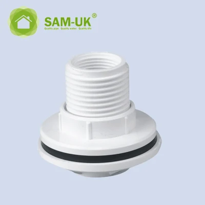 Fabbrica Commercio all&prime;ingrosso misura personalizzata acqua approvvigionamento e drenaggio plastica PVC Raccordi per tubi con filettatura UPVC a gomito femmina