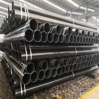 ERW diametro grande ASTM API DIN 1629 en 10210 saldato Tubo di linea costruzione a spirale carbonio idraulico rivestimento di misura personalizzata anticorrosione Cavo per gas