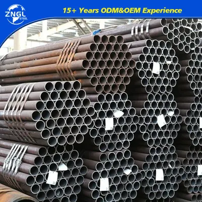 Fornitura di tubi senza saldatura in fabbrica API 5L ASTM A106 ASTM A53 Gasdotto Sch40 grado B carbonio laminato a caldo Tubo in acciaio/tubo in acciaio senza saldatura
