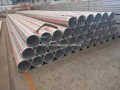 Tubo estruso in alluminio 6082 T6 con certificato DNV/ABS/lb