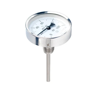  WSS-401/501 termometro bimetallico industriale assiale in acciaio inox tubo per caldaia alto Precisione della temperatura