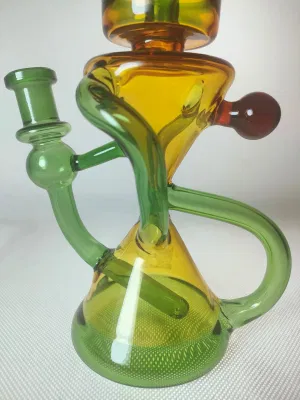 10 pollici originale tubo Recycle stile vetro fumo acqua Prezzo fabbrica tubi