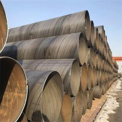  SSAW LSAW API 5L ERW personalizzato con saldatura a spirale in carbonio Tubo in acciaio per tubazioni in PE per gas naturale e olio rivestito Anticorrosione a base di carbonio MS di grande diametro