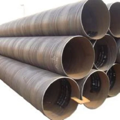 Tubo e tubo in acciaio al carbonio ASTM API 5L GRB LSAW Verniciato nero per la costruzione di condotte di erogazione di petrolio e gas