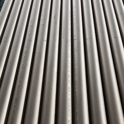 304 304L 304h 316 316L 316h 321 321H 317L 347 Tubo senza giunture in acciaio inox PED tubo rotondo per Scambiatore di calore caldaia ad alta temperatura