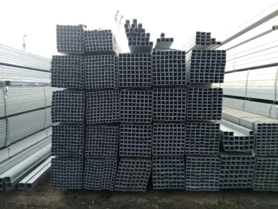 ASTM A53 zincato Q195 Q235 Q345 zincato a caldo Tubo quadrato in acciaio