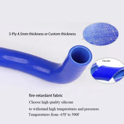 Radiatore personalizzato ad alta pressione tubo in silicone per Toyota alta Lexu Tubo flessibile del radiatore RS200 Sxe10 is200 98-05