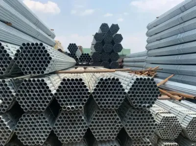 Tubi in acciaio rotondo Gi con rivestimento a caldo SGCC, Sgch, G550, DX51D, Dx52D, Tubo in acciaio inox/alluminio/carbonio/rame/lega Dx53D pre-galvanizzato