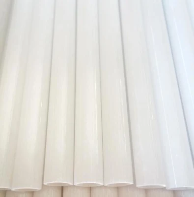 Elevata resistenza alle temperature tubo in vetro al quarzo traslucido manicotto in vetro al quarzo Tubi termici in vetro al quarzo bianco latte opaco