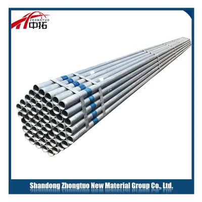 ASTM AISI en JIS GB Q195 Q235 Q345 SS400 zincato Tubo in acciaio