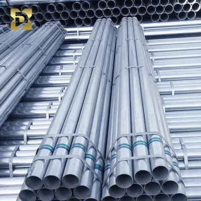 Tubo Gi ASTM A53 con rivestimento in zinco Q195 Q235 Q345 Tubo in acciaio zincato a caldo