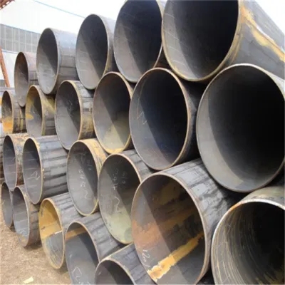 Acciaio al carbonio ASTM A53 ASTM A106 tubo di linea saldato ragionevole Prezzo materiali costruzione di giunzioni dritte