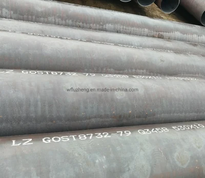 Tubo in acciaio meccanico S355j2h En10210 diam 685mm 577mm 488mm 477mm, tubo senza saldatura a parete pesante, tubo in acciaio en 10297 E355 E235