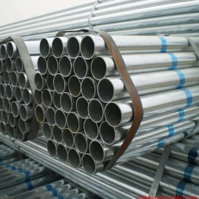 Tubi in acciaio rotondo Gi con rivestimento a caldo SGCC, Sgch, G550, DX51D, Dx52D, Tubo in acciaio inox/alluminio/carbonio/rame/lega Dx53D pre-galvanizzato