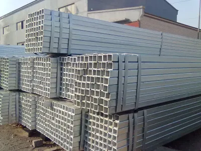 ASTM A53 zincato Q195 Q235 Q345 zincato a caldo Tubo quadrato in acciaio