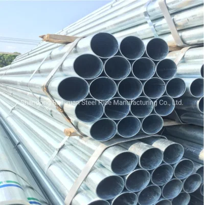 ASTM A53 laminato a caldo serra zincata tubo in acciaio al carbonio Tubo in acciaio per ponteggi galvanizzato