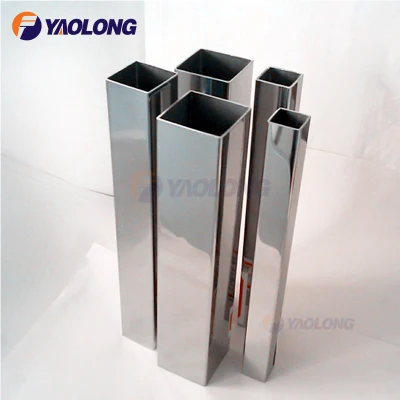 ASTM A554 304 304L 316 316L tubo quadrato in acciaio inox Fornitore di tubi
