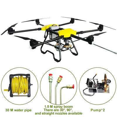  Drone di lavaggio ad alta pressione Jt30 per drone di pulizia per 100 m. Edificio/tetto/Windows/pannello solare