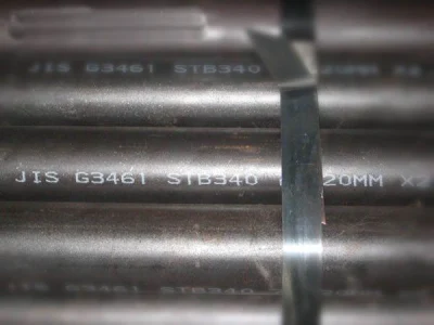 Tubi dello scambiatore di calore JIS G3461 STB410