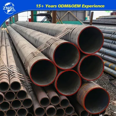 ASTM A36 A53 A192 Q235 Q235B 1045 4130 Sch40 zincato nero API 5L Gr. Tubi in acciaio al carbonio saldati senza saldatura di grado B Sch40s
