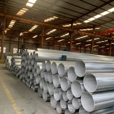 Vendita diretta in fabbrica alta qualità Q235 Q345 Hot DIP da 4&quot; Tubo in acciaio zincato rotondo tubo Gi tubo in acciaio pre-galvanizzato
