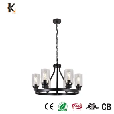 Lampadario per attrezzatura in vetro China Dropshipping Hanging Quincundum Crystal Tube Con moderna lampada a sospensione in oro e vetro