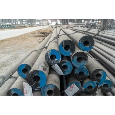 Tubo in acciaio legato 4140/42CrMo/32crmo/15CrMo/13crmo44/12cr1MOV/P22/P91/P9/T9 tubo in acciaio senza saldatura al carbonio laminato a caldo Tubo in acciaio dolce